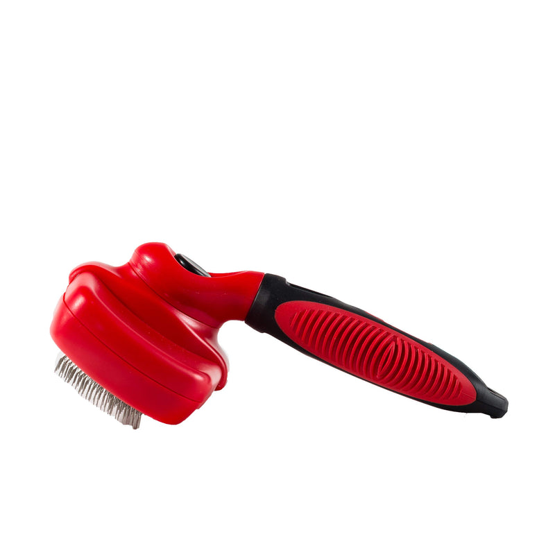 [Australia] - Franklin Pet Supply Shed-Master Dog Grooming Brush – Short Hair – De-Shedding Dogs – Reduce Shedding – Self-Cleaning 