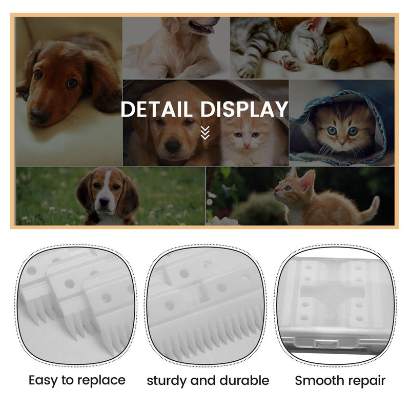 Benefischl 10 pieces/interchangeable ceramic 18 teeth pet ceramic clipper cutting knife for A5 series - PawsPlanet Australia