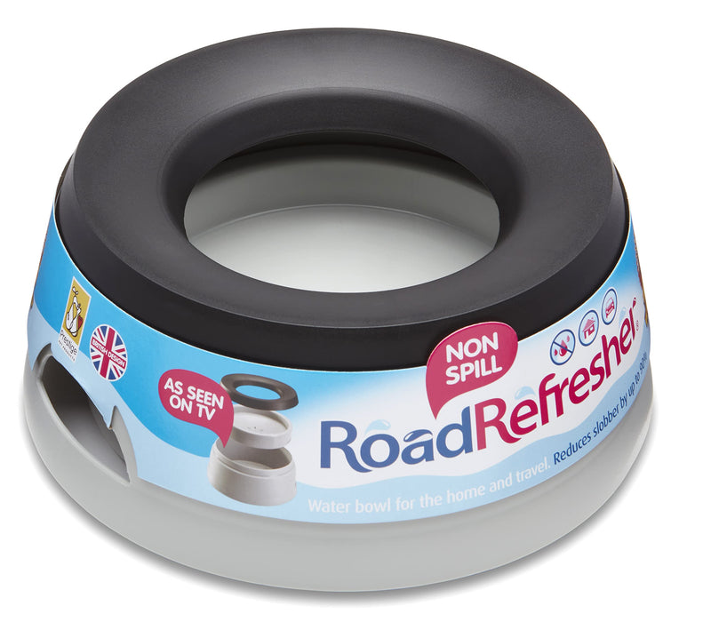Road Refresher Non Spill Water Bowl Grey Small - PawsPlanet Australia