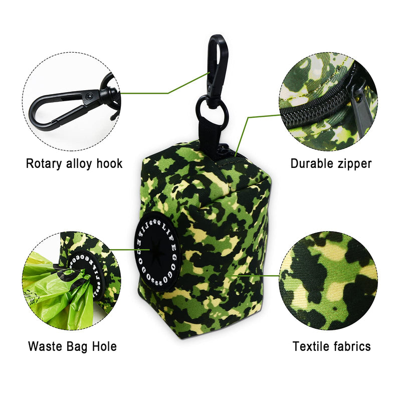 Dog Waste Bags with Dispenser, Leak-Proof & Extra Strong Dog Poop Bags, 60 Counts 3 Rolls 9x13.5 Inches Dog Bags for Poop Army Green 60 Bags - PawsPlanet Australia