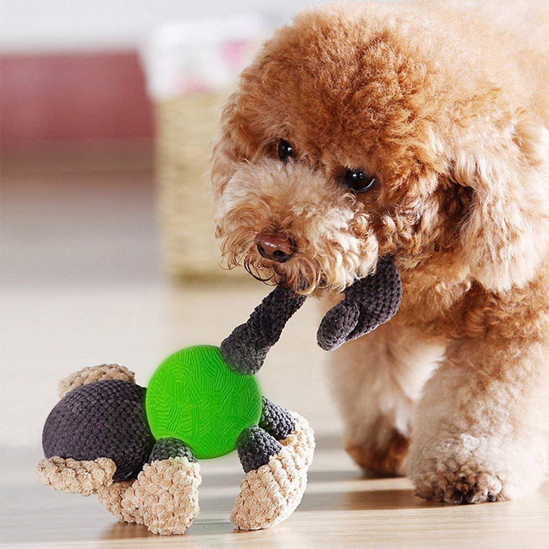[Australia] - Raffaelo Dog Toy, Plush Squeaking Dog Toys, Dog Plush Toy, Chew Toy with Squeaker, Teeth Cleaning for Puppy, Small and Medium Dogs, Not Suitable for Big Dogs (Plush Toys-Monkey(5.9-6.2")) 