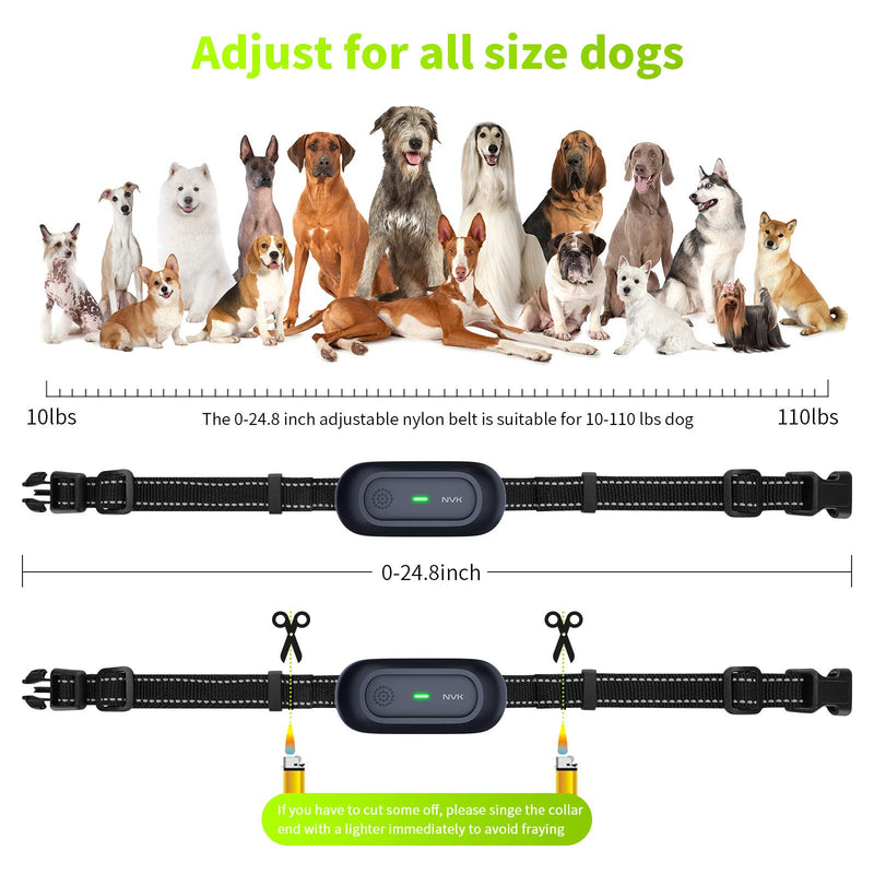 NVK Shock Collars for Dogs with Remote - Rechargeable Dog Training Collar with 3 Modes, Beep, Vibration and Shock, Waterproof Collar, 1600Ft Remote Range, Adjustable Shock Levelss Blue - PawsPlanet Australia