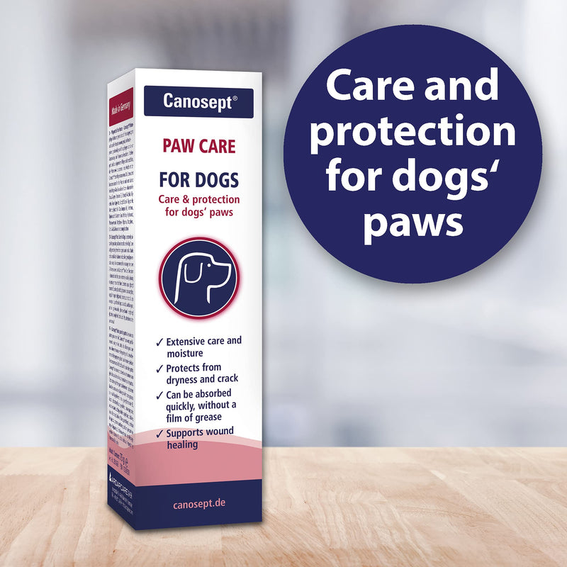 Canosept Paw Care for Dogs 75g - Paw Care Cream for soft & protected paws in all weather conditions - PawsPlanet Australia