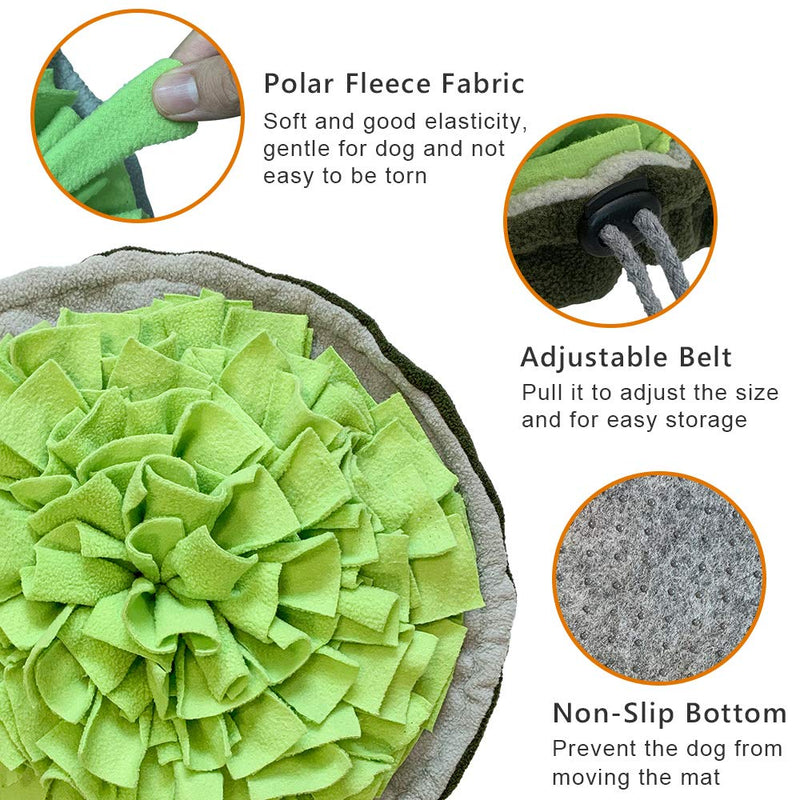 SCHITEC Snuffle Mat for Dogs, [Upgraded] Pet Slow Feeding Pad, Nosework Sniffing Bowl for Puppies Cats Small Dogs - PawsPlanet Australia