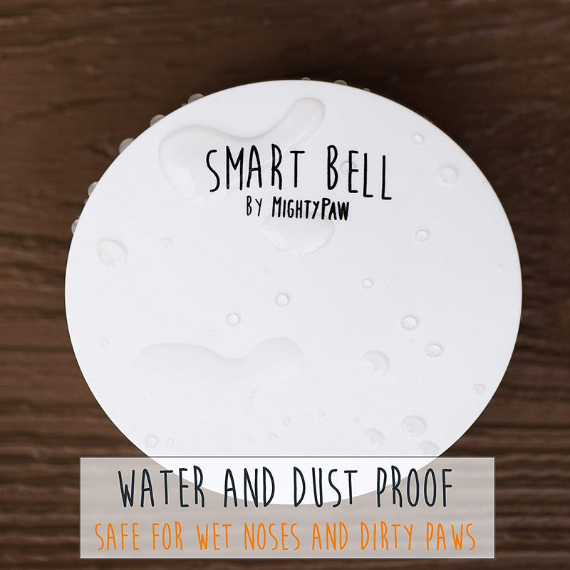 Mighty Paw Smart Bell 2.0, Dog Potty Communication Doorbell, Super-Light Press Button Doorbell 1 Activator White - PawsPlanet Australia