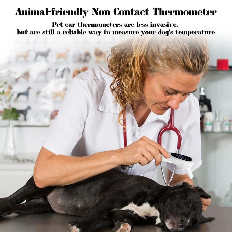 Dog Thermometer Non Contact, Ear Thermometer for Dogs and,Vet Thermometer,Fast Measure pet's Temperature in 1 Second,12 Month Warranty - PawsPlanet Australia