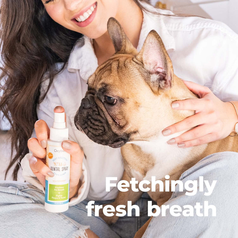 Oxyfresh Premium Pet Dental Care Solution Pet Dental Spray and Oxyfresh Premium Dog Toothpaste Bundle – Best Dog Teeth Cleaning & Dog Plaque and Tartar Fighter – Safe for Cats – Vet Formulated - PawsPlanet Australia