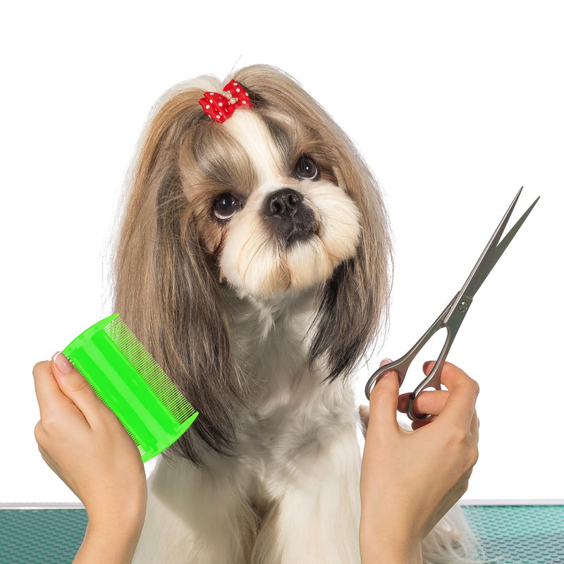 Lice Comb Pack of 3 Flea Comb Dogs Fine Teeth Flea Comb for Cats with Long Short Handle Cat Comb Flea Comb Flea Comb for Effectively Against Fleas and Lice for Removing Dandruff - PawsPlanet Australia