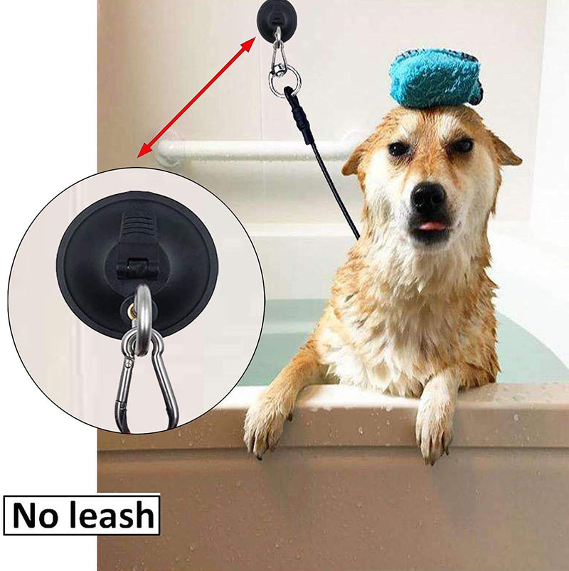 Pmsanzay Powerful Suction Cup Hook Cleat for Pet Dog & cat Bathtub, Shower & Pet Bathing Tether, Dog Grooming Tub Restraint Tether - No Leash - PawsPlanet Australia