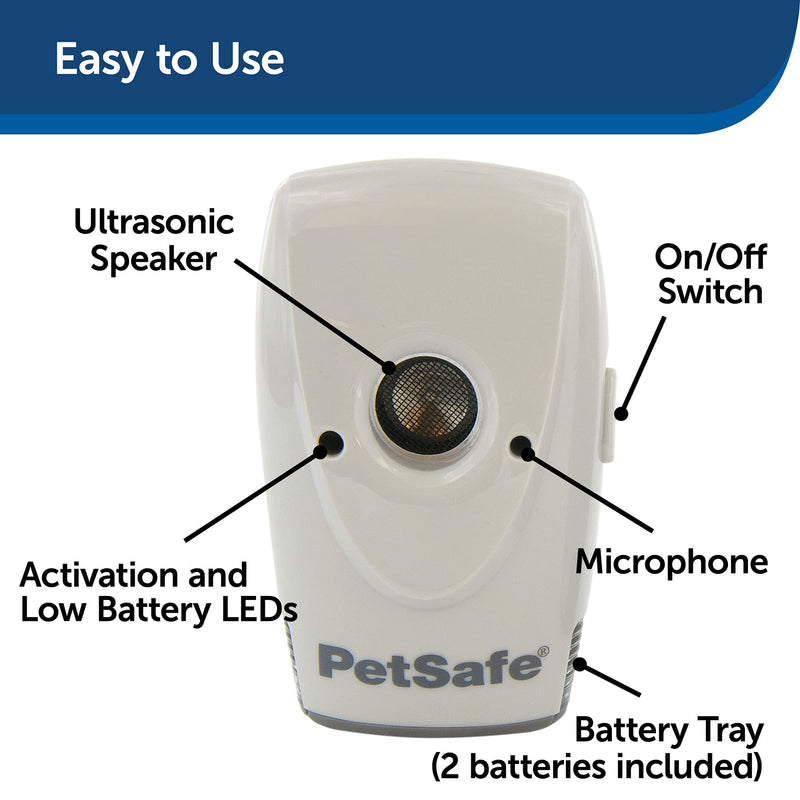 PetSafe Multi-Room Indoor Dog Bark Control - Ultrasonic Device to Deter Barking Dogs - No Collar Needed - Up to 25 ft Range - Automatic Anti-Bark Pet System 1 Pack - PawsPlanet Australia