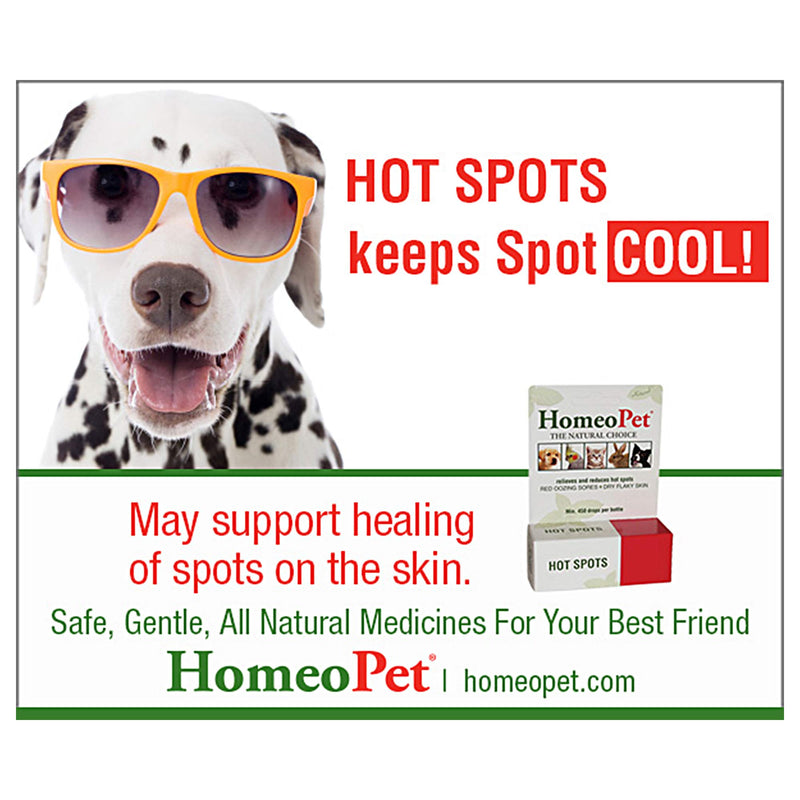 HomeoPet Hot Spots 15 ml - PawsPlanet Australia