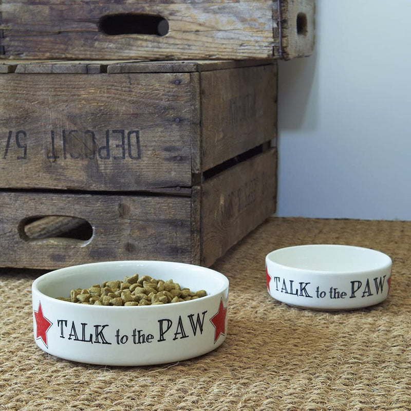 Talk to the Paw small dog or cat bowl - PawsPlanet Australia