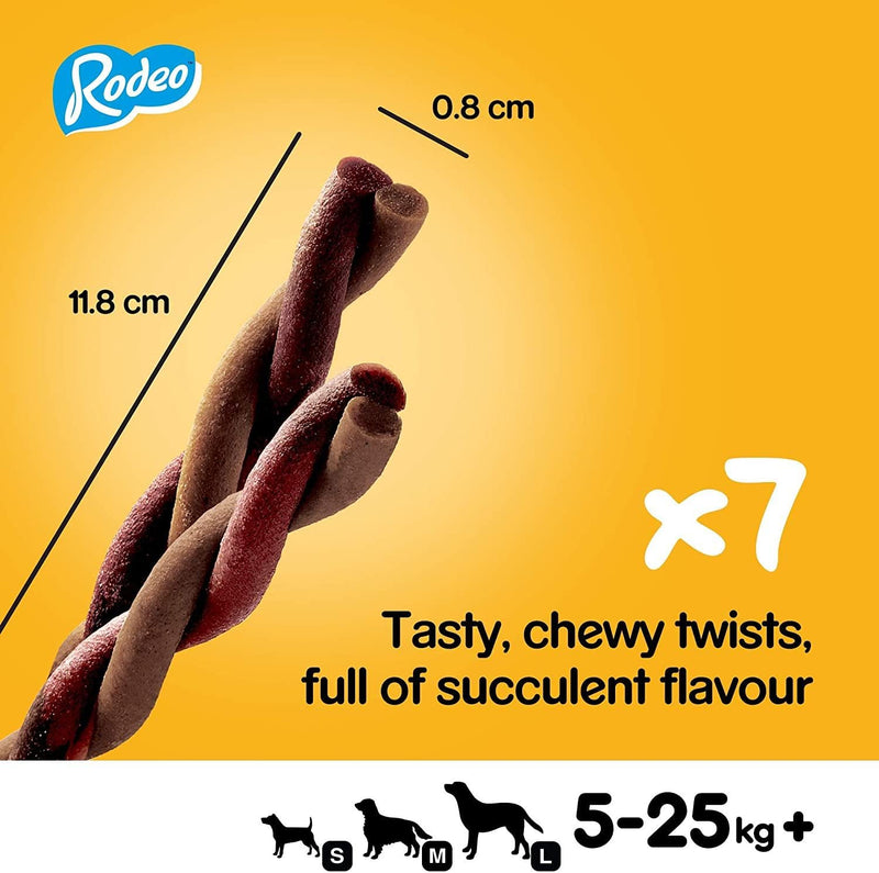 Pedigree Good Chew - Dog Treats - for Medium Adult Dogs - with Beef - 14 Chews (Pack of 14) 84 sticks - PawsPlanet Australia