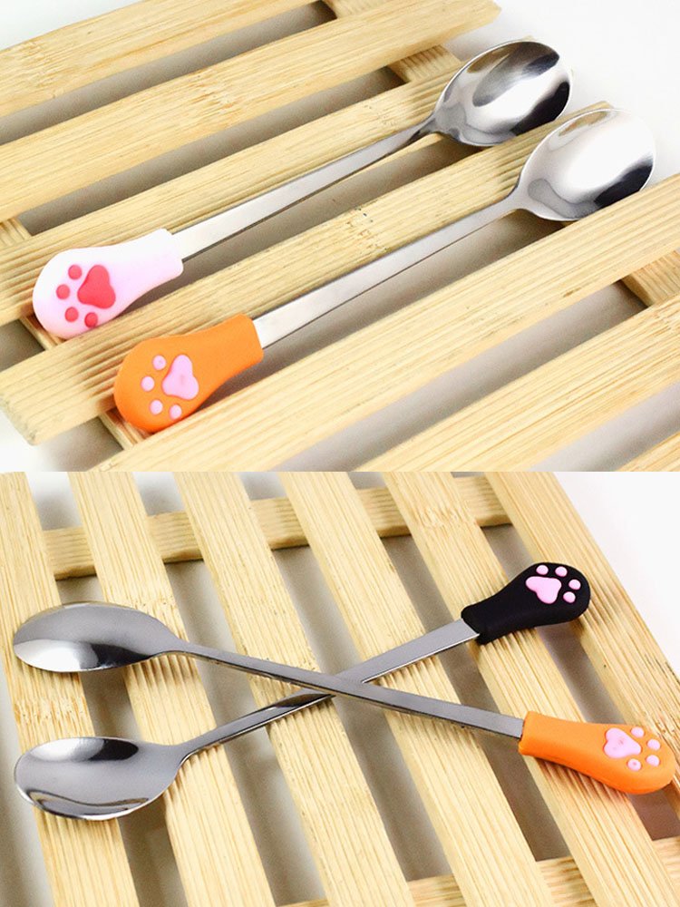 Coolrunner 4 Pack Can Food Spoon, Dog Cat Stainless Steel Food Spoon - PawsPlanet Australia