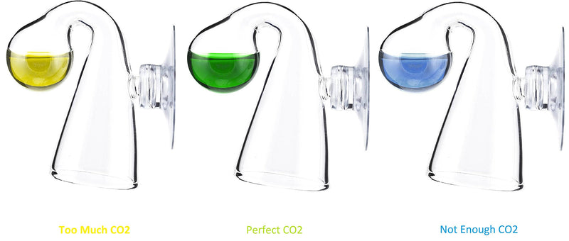 [Australia] - Glass Co2 Drop Checker with 4dkh/PH Solution | Quickest, Most Accurate & Easiest to Use | NilocG Aquatics | Glass Co2 Drop Checker with 4dKH/Ph Reagent Most Accurate Monitoring of Your Co2 Levels 