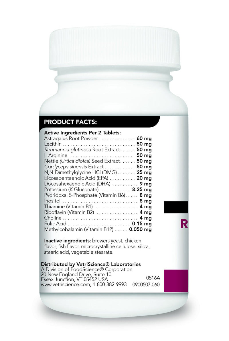 VetriScience Laboratories - Renal Essentials, Kidney Health Support for Cats, 60 Chewable Tablets - PawsPlanet Australia