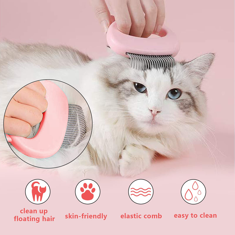 3 Pcs Cat Dog Comb,Hair Grooming Massage Pet Shell Combs,Soft Detangling Deshedding Brush,Removing Matted Tangled Fur and Short Long Loose Hairs,Dematting Shedding Tool for Cat Dog Rabbit - PawsPlanet Australia