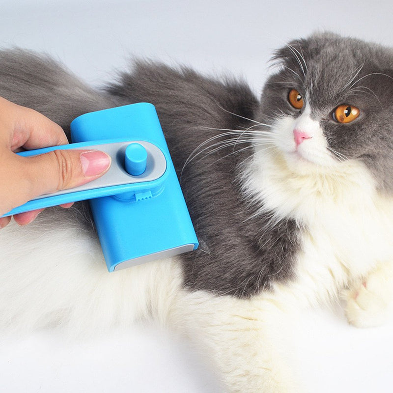 XiaoRui Pet hairbrush can remove the hair that is coming off the pet. - PawsPlanet Australia