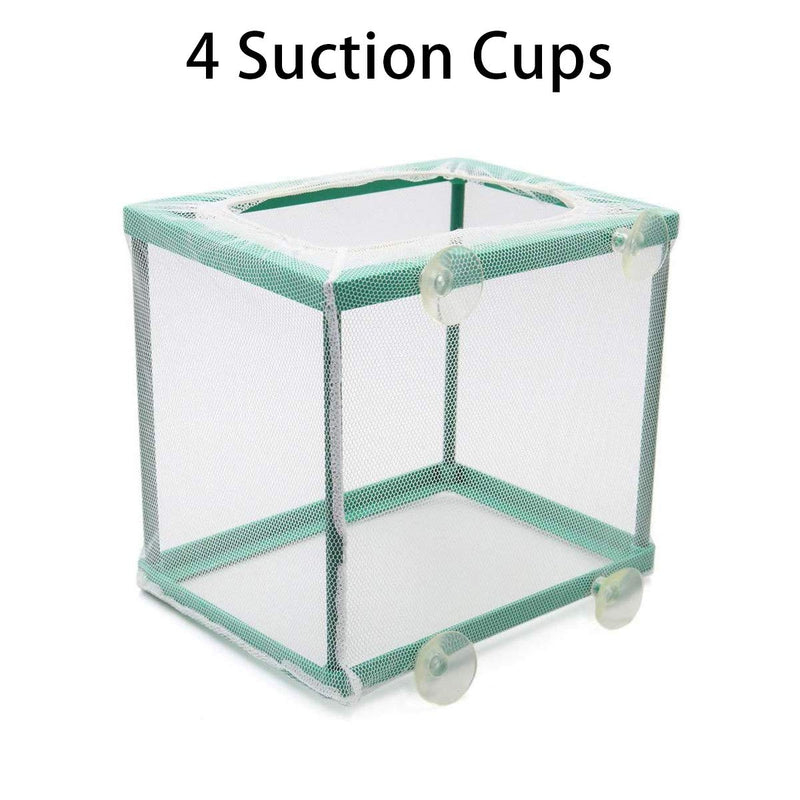 Aquarium Fish Breeder Box, Fish Isolation Box, Hatching Box, Juvenile Fish Spawning Incubator, Water Isolation Net Hatchery Green - PawsPlanet Australia