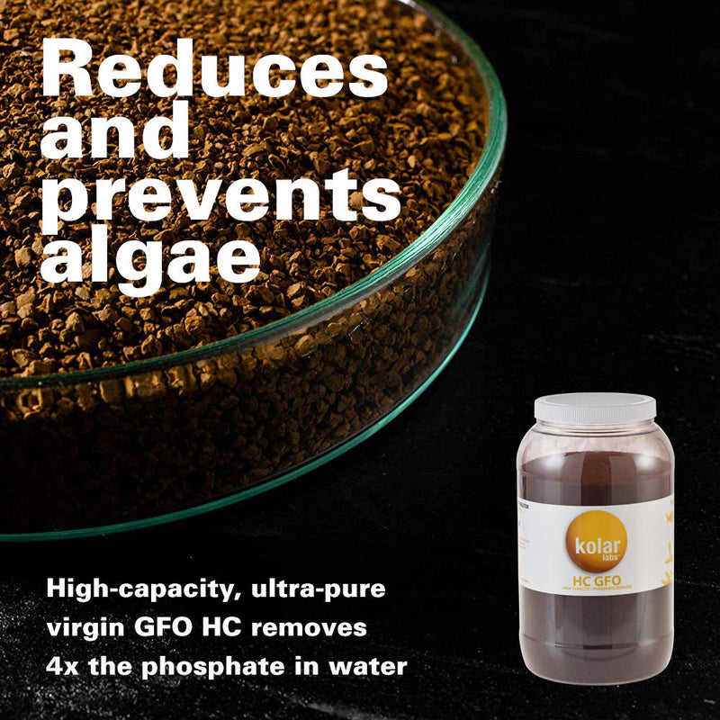 [Australia] - Kolar Labs GFO HC - High Capacity Bayoxide E33HC Phosphate Remover - for Fish Tanks, Aquariums & Ponds, Multiple Sizes 700g 