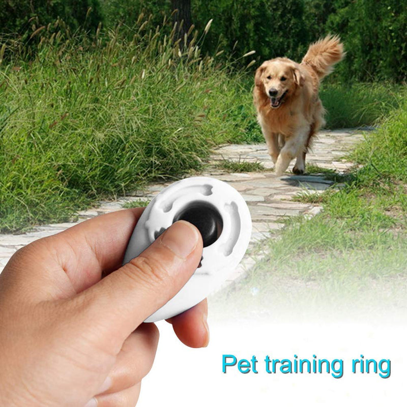 [Australia] - Uspacific 2pcs Pet Training Bells Dog Training Bell with Whistle and Training Clicker for Potty Training, Stopping Barking, Communication Device（ No Need Battery ） 