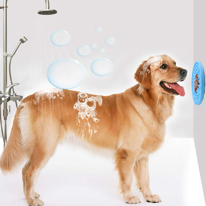 [Australia] - ARSSILEE Dog Lick Pad, Lick Mat with 37 Super Suction for Dogs Bathing Grooming and Training, Durable Silicone Dog Slow Feeder Distraction Device Makes Shower Easy and Funny 