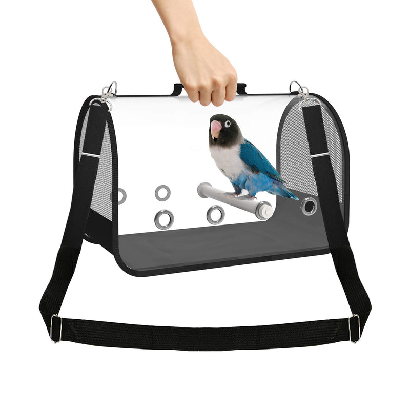 Blue Mars Bird Carrier, Bird Travel Cage Portable&Breathable&Lightweight Pets Birds Travel Cage (Big 10" x 10" x 16") Big Size fits ＜5.5"H(paw to head distance) - PawsPlanet Australia