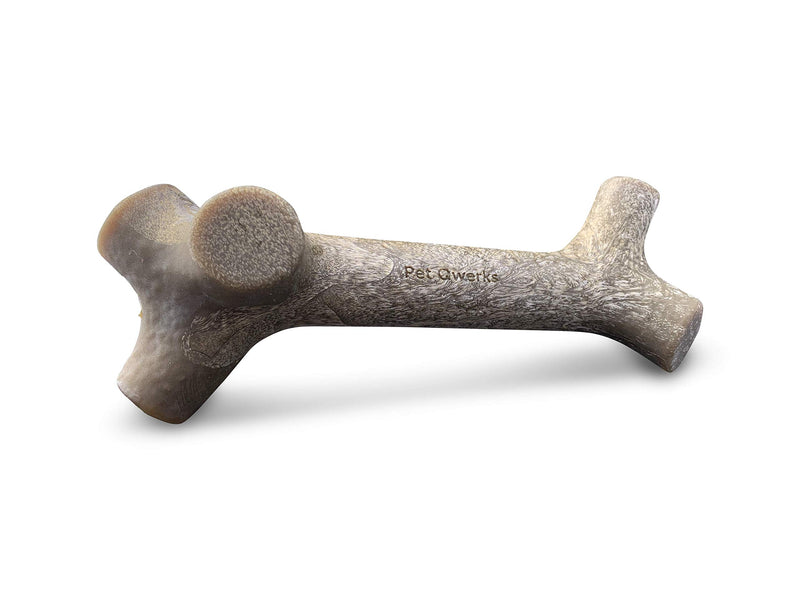 [Australia] - Pet Qwerks BarkBone Stick - For Aggressive Chewers Peanut Butter Large 