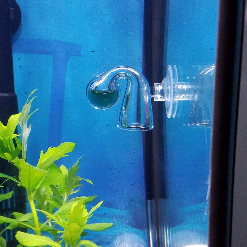 [Australia] - Ailinda CO2 Drop Glass Checker Aquarium Fish Tank Monitor CO2 Indicator for Planted Fish Tank Aquariums 