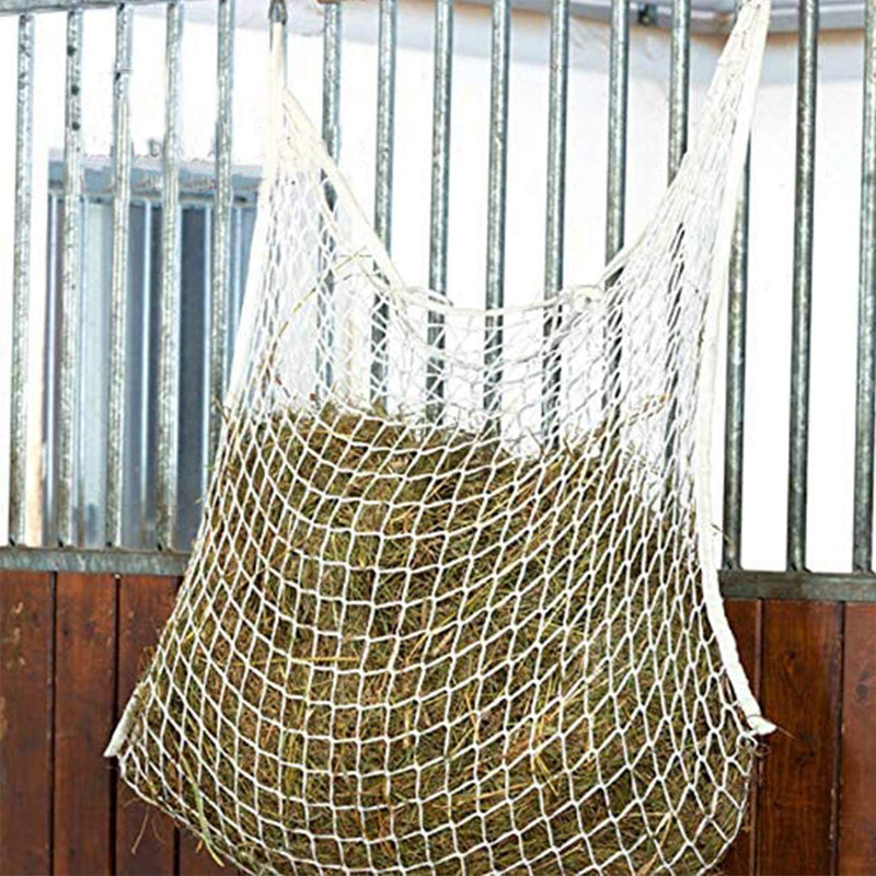 [Australia] - Orgrimmar Slow Feed Hay Net Bag with Small Opening for Horse Full Day Feeding(63” x 40”) 