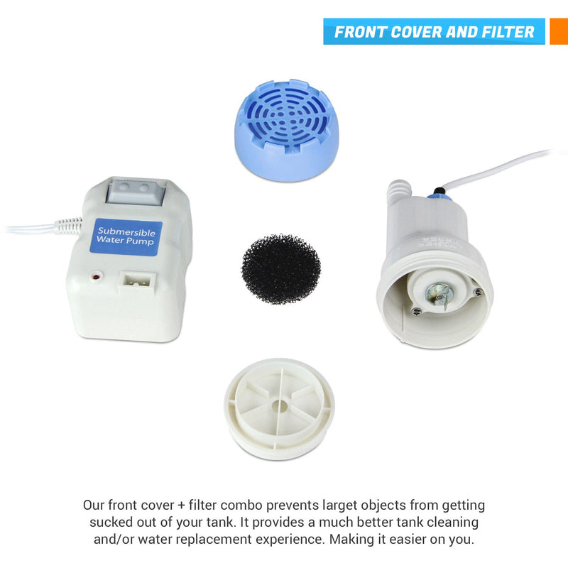 [Australia] - TERA PUMP Easy Fish Aquarium Water Exchange Pump (Filter, 12.5 ft Outlet Code & 10 ft Hose) 