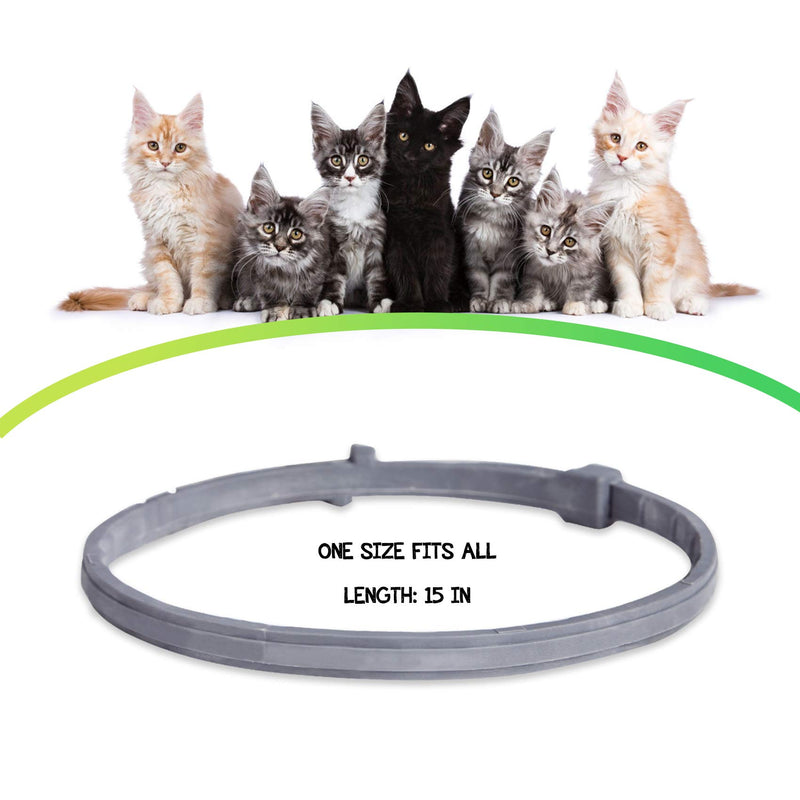 [Australia] - Petsvv 2 Pack Flea and Tick Collar for Cats, Adjustable Cat Flea Collar for 8-Month, Allergy Free and Hypoallergenic 