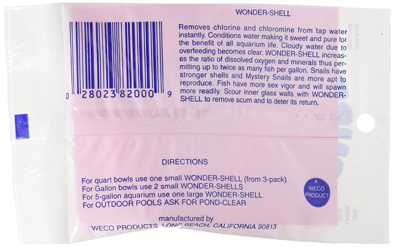 (6 Pack) Weco Wonder Shell Natural Minerals, Large, for a Total of 6 Large Shells - PawsPlanet Australia