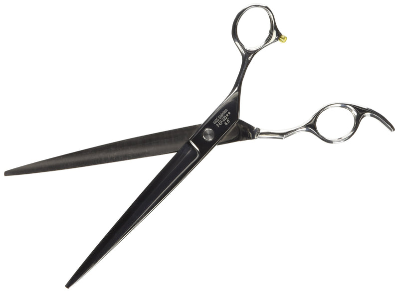 [Australia] - ShearsDirect Japanese 440C Cutting Shears with Light Blue Gem Stone Tension and Anatomic Thumb, 8.0-Inch 