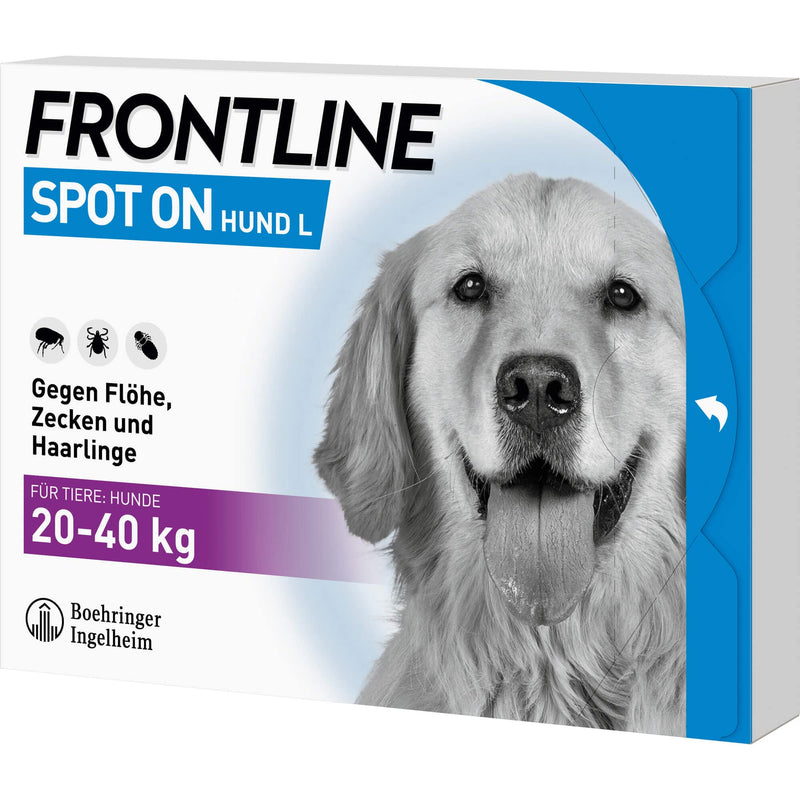 Frontline Spot on H 40 solution for dogs - PawsPlanet Australia