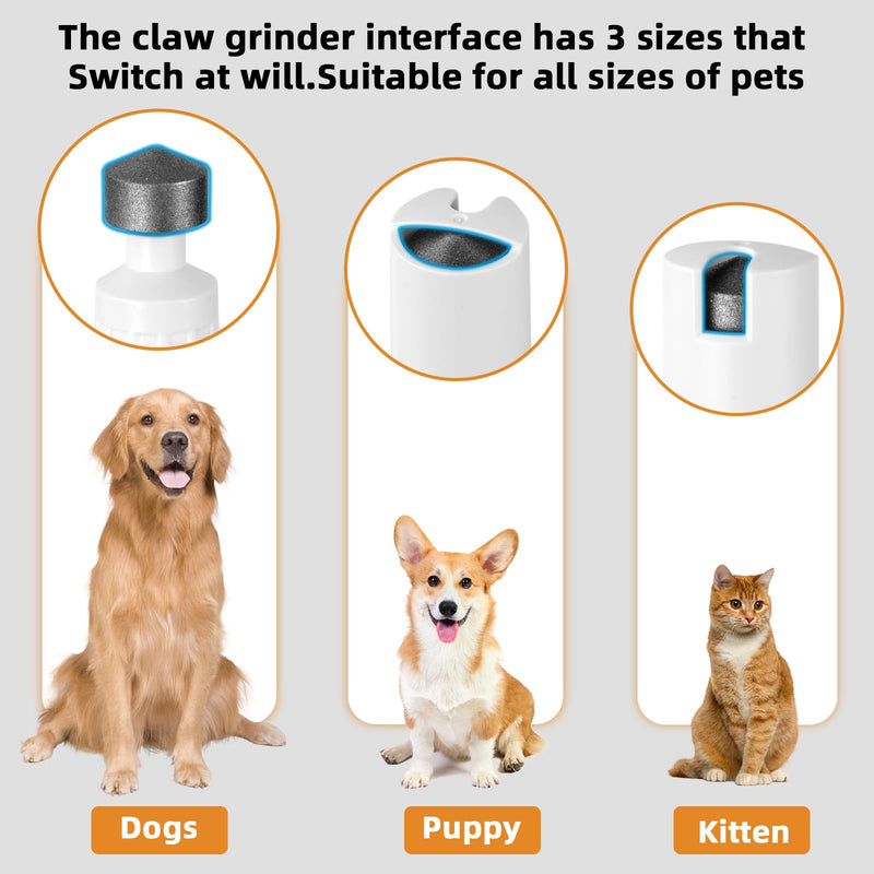 Dog clippers, 4 in 1 quiet animal hair clippers, professional clippers for dogs and cats with LED display, rechargeable clippers for dogs, cats, paws, eyes, ears, face, body - PawsPlanet Australia
