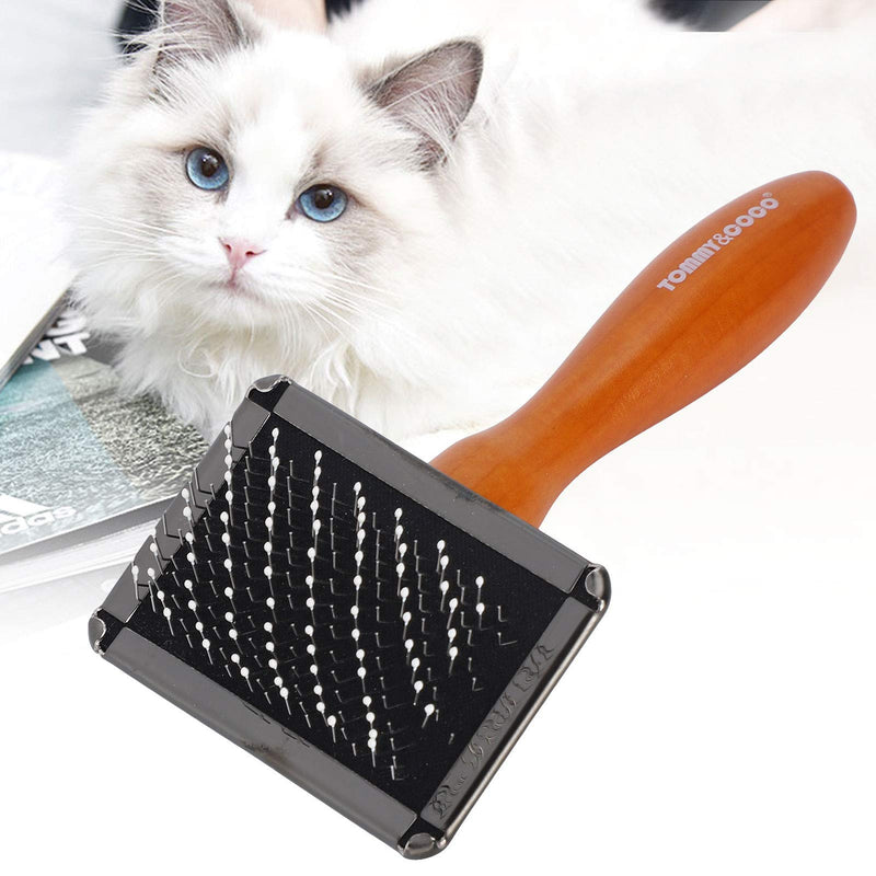 Jeanoko Dog Hair Brush, Pet Bathing Brush, Dog Grooming Shampoo Brush, for Small Pets for Detangling Matted or Knotted Undercoat Hair - PawsPlanet Australia