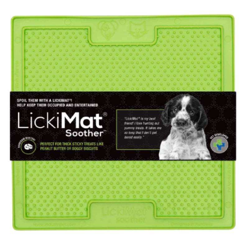 LickiMat Soother Lick Mat for Dogs 2 x Arden Grange Liver Paste 75g Goodboy Pet Wipes Bundled with Generic Spreading Spatula - PawsPlanet Australia