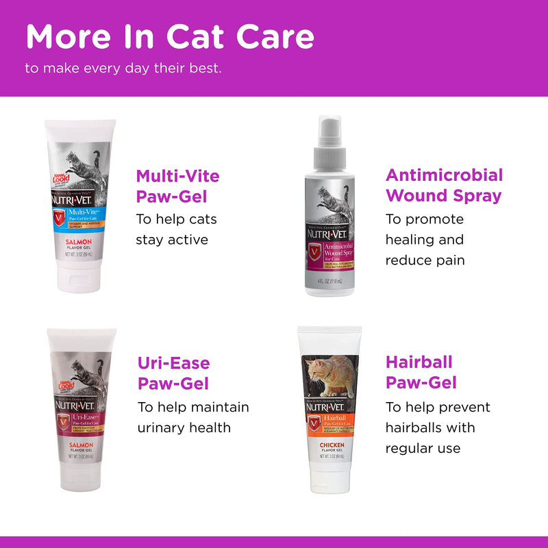 Nutri-Vet Ear Cleanser for Cats | Cleans and Deodorizes with Gentle Ingredients | 4 Ounces - PawsPlanet Australia