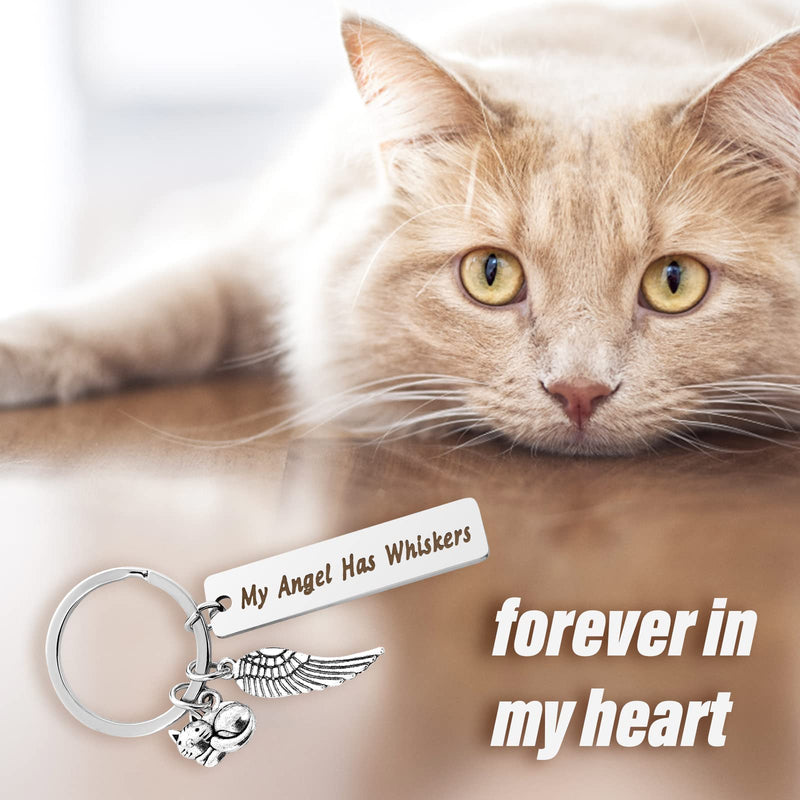 Cobee Cat Memorial Gift Keychain, Loss of Pet Key Chain Pet Loss Sympathy Gifts for Cat Pet Lover Women Men - PawsPlanet Australia
