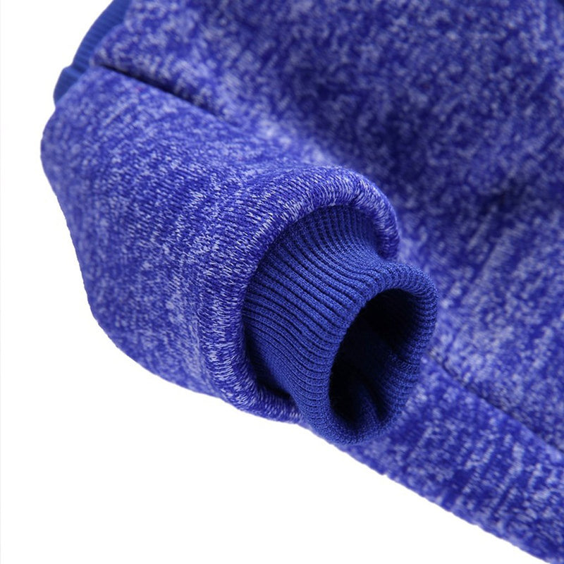 Jecikelon Pet Dog Clothes Knitwear Dog Sweater Soft Thickening Warm Pup Dogs Shirt Winter Puppy Sweater for Dogs (Dark Blue, XXS) XX-Small Dark blue - PawsPlanet Australia