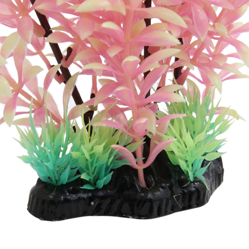 [Australia] - uxcell Pink Plastic Plant Aquarium Fish Tank Terrarium Landscaping Decorative Ornament for Reptiles and Amphibians 