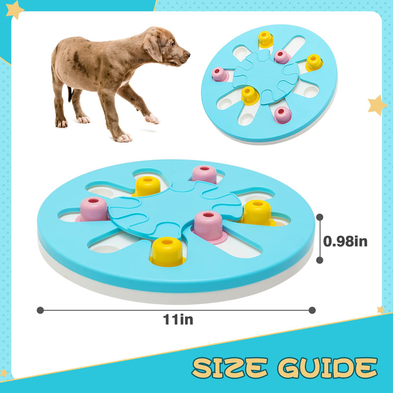 Dog Slow Feeders Puzzle Toy - IQ Training Toy Box for Puppies, Anti-Slip Pet Interactive Slow Feeder, Doggies Treat Dispensing for Health - PawsPlanet Australia