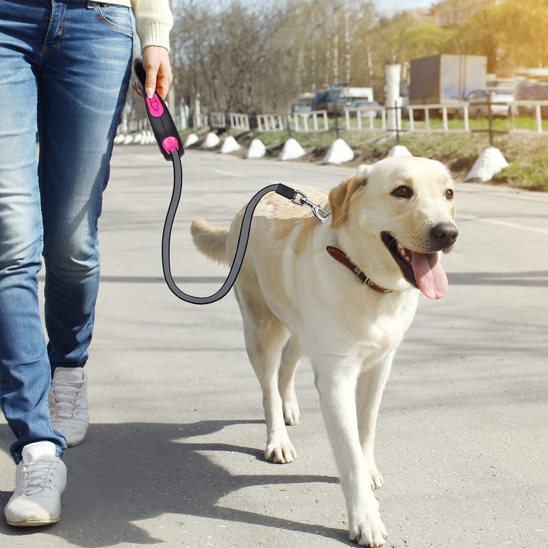 MoYouno 8M Long Retractable Dog Lead, Extendable Dog Lead, 8m, High-End Pet Lead Automatic Extendable Dog Training Lead up to 50kg for Small, Medium and Large Dogs (Red) Red - PawsPlanet Australia