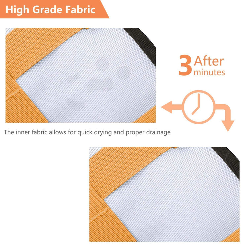 CITÉTOILE Dog Life Jackets, Ripstop Pet Floatation Life Vest for Small, Middle, Large Size Dogs, Dog Lifesaver Preserver Swimsuit for Water Safety at The Pool, Beach, Boating?Orange XS X-Small Orange - PawsPlanet Australia