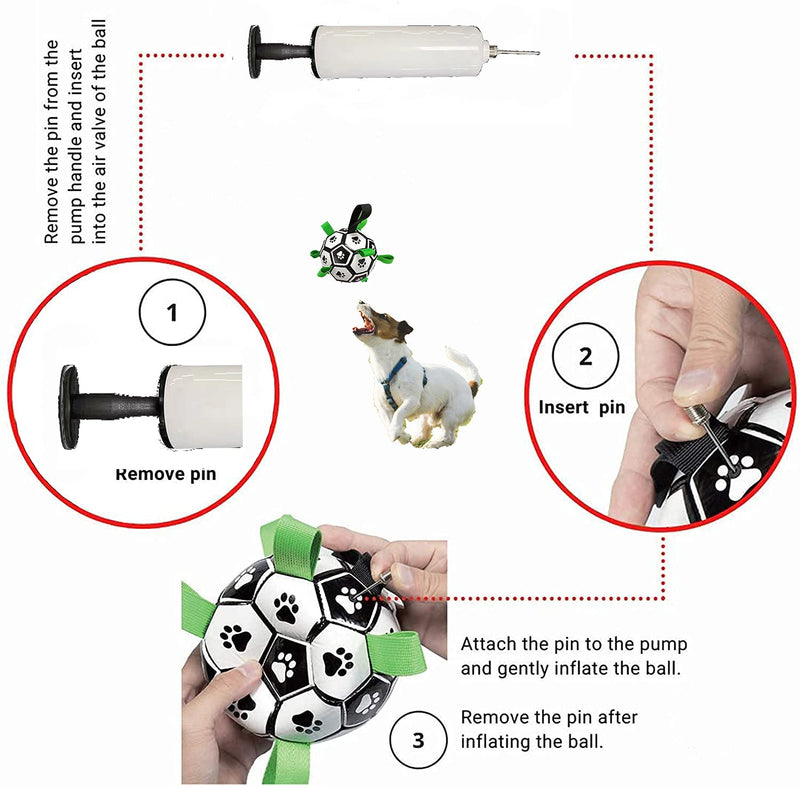 Healthman Dog Toy Balls with Straps, Interactive Dog Toy and Fun Dog Toy for Water, Garden and Outdoor (Large) L - PawsPlanet Australia