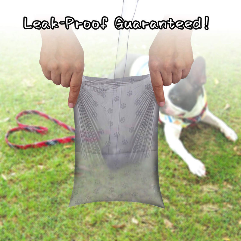 WOMGF Dog Poop Bags with Bag Dispenser Dog Poop Bags Leak-Proof Tear-Resistant Dog Bags 20 Rolls Poop Bags for Dogs Pack of 300 - PawsPlanet Australia