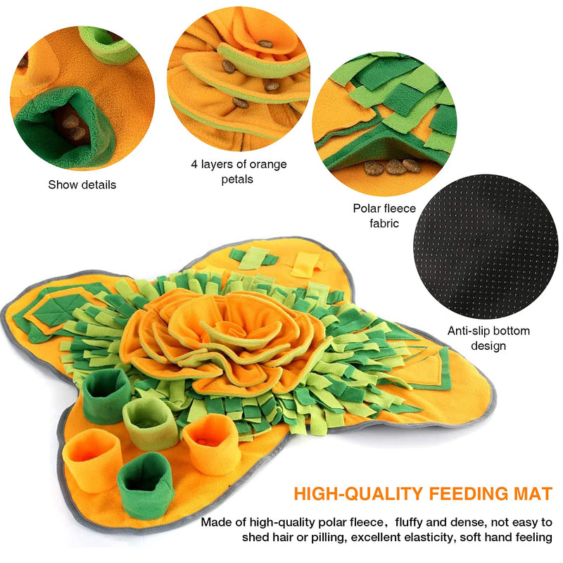 ISEN Cool Snuffle Mat Pet Dog Feeding Mat, Durable Interactive Dog Toys Encourages Natural Foraging Skills - PawsPlanet Australia