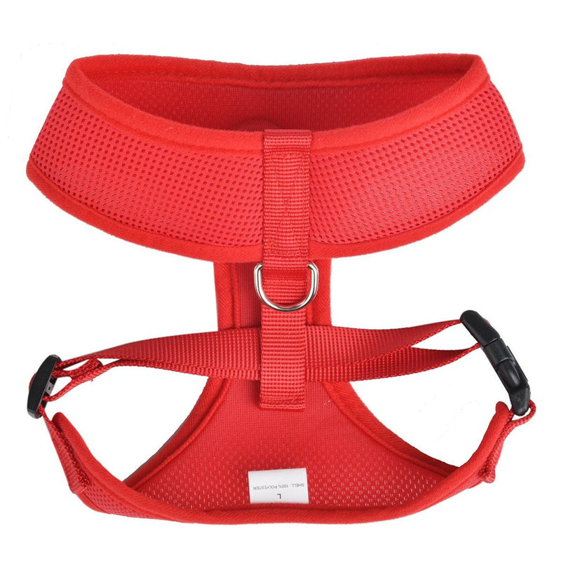 BINGPET Soft Mesh Dog Harness Pet Walking Vest Puppy Padded Harnesses Adjustable XS Red - PawsPlanet Australia