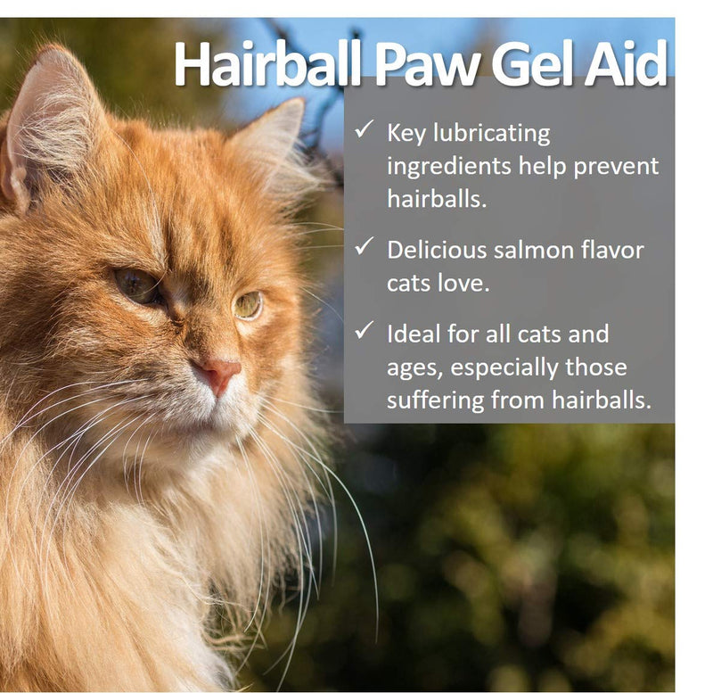 Vet Worthy Hairball Paw Gel Aid for Cats 5-Ounce - PawsPlanet Australia